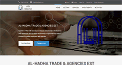 Desktop Screenshot of alhadhaest.com